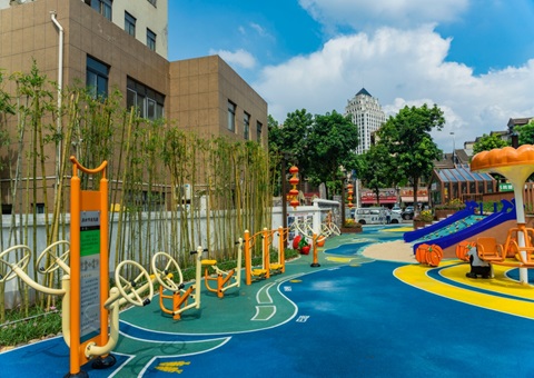 “口袋公园” 装满民生幸福 截至六月底，沉庆“口袋公园”今年开工八十八个、建成六十四个